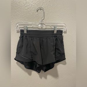 Lululemon Black Hotty Hot shorts